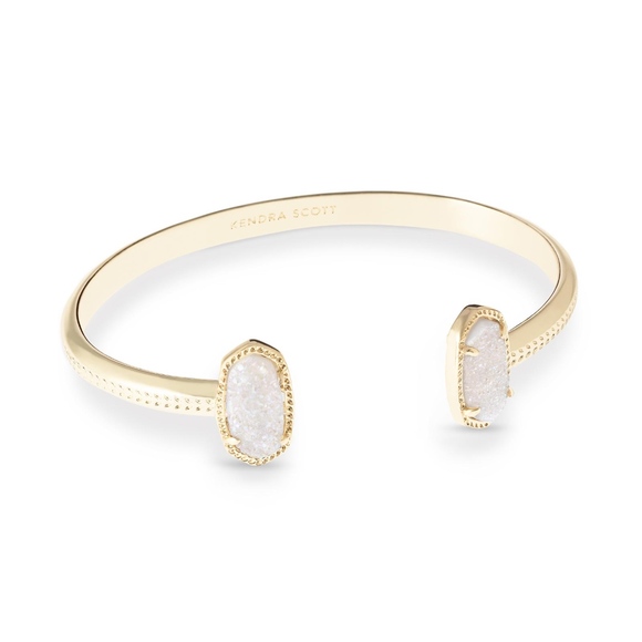 Kendra Scott Jewelry - Kendra Scott gold with white drusy Elton cuff